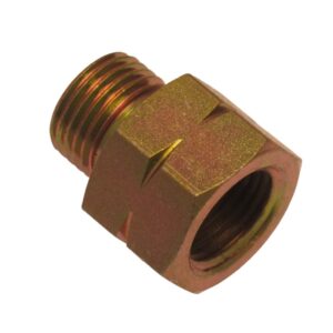 ADAPTOR M16X1.5 – 1/4BSP MALE/FEMALE + THRUST RING & O-RING