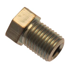 MALE NUT SHORT TTE 3/8X24 3/16OD