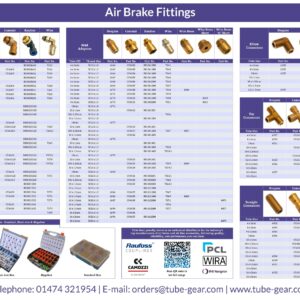 Air Brake Fitting Ranges Wallchart