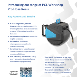 PCL Workshop Pro Hose Reel Range